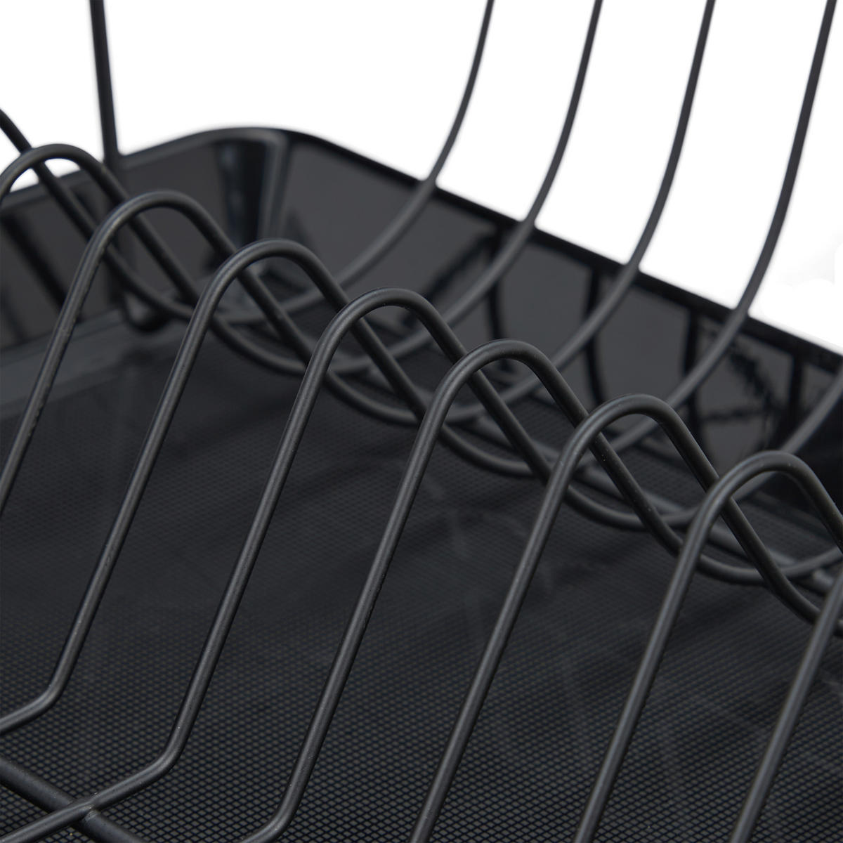 ABTROPFGESTELL - Schwarz, Kunststoff/Metall (48/11/31.5cm) - Relaxdays