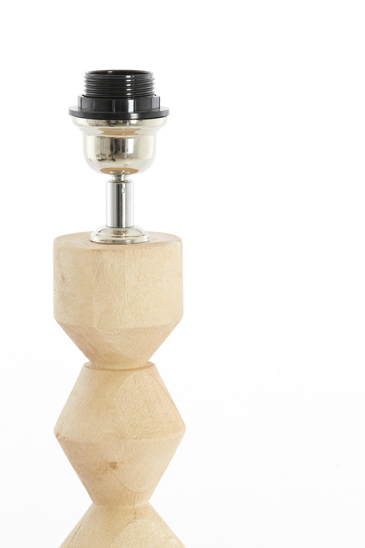 LAMPENSOCKEL Edie Braun 15/15/53 cm - Braun, Holz (15/15/53cm) - Light & Living