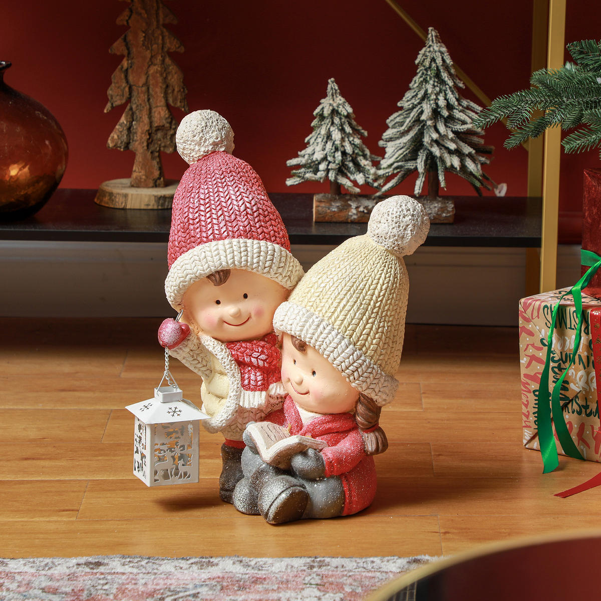 WEIHNACHTSFIGUR - Multicolor, Metall (23/45/30cm) - HOMCOM