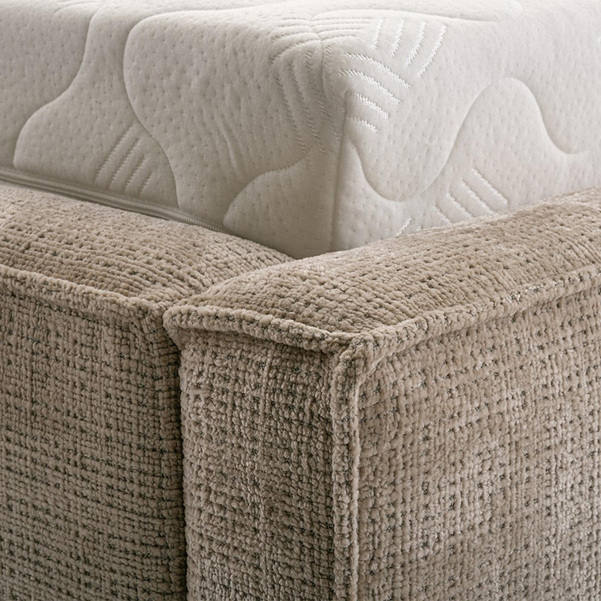 POLSTERBETT Giana mit Bettkasten 160×200, Cappuccino - Cappuccino, Holzwerkstoff (160/200cm) - Beautysofa