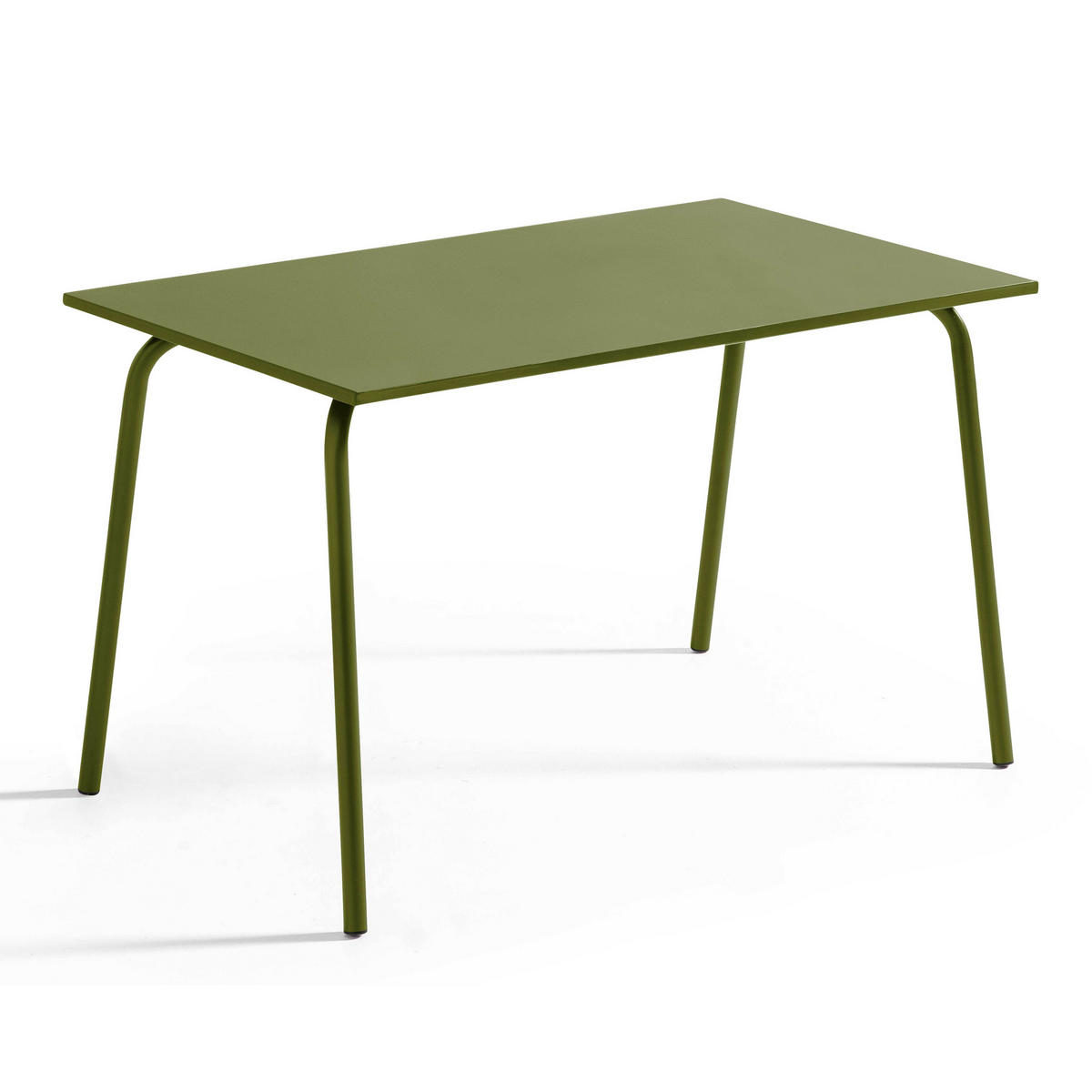 GARTENTISCH, Khakigrün - Grün, Metall (120/70/72cm) - Oviala