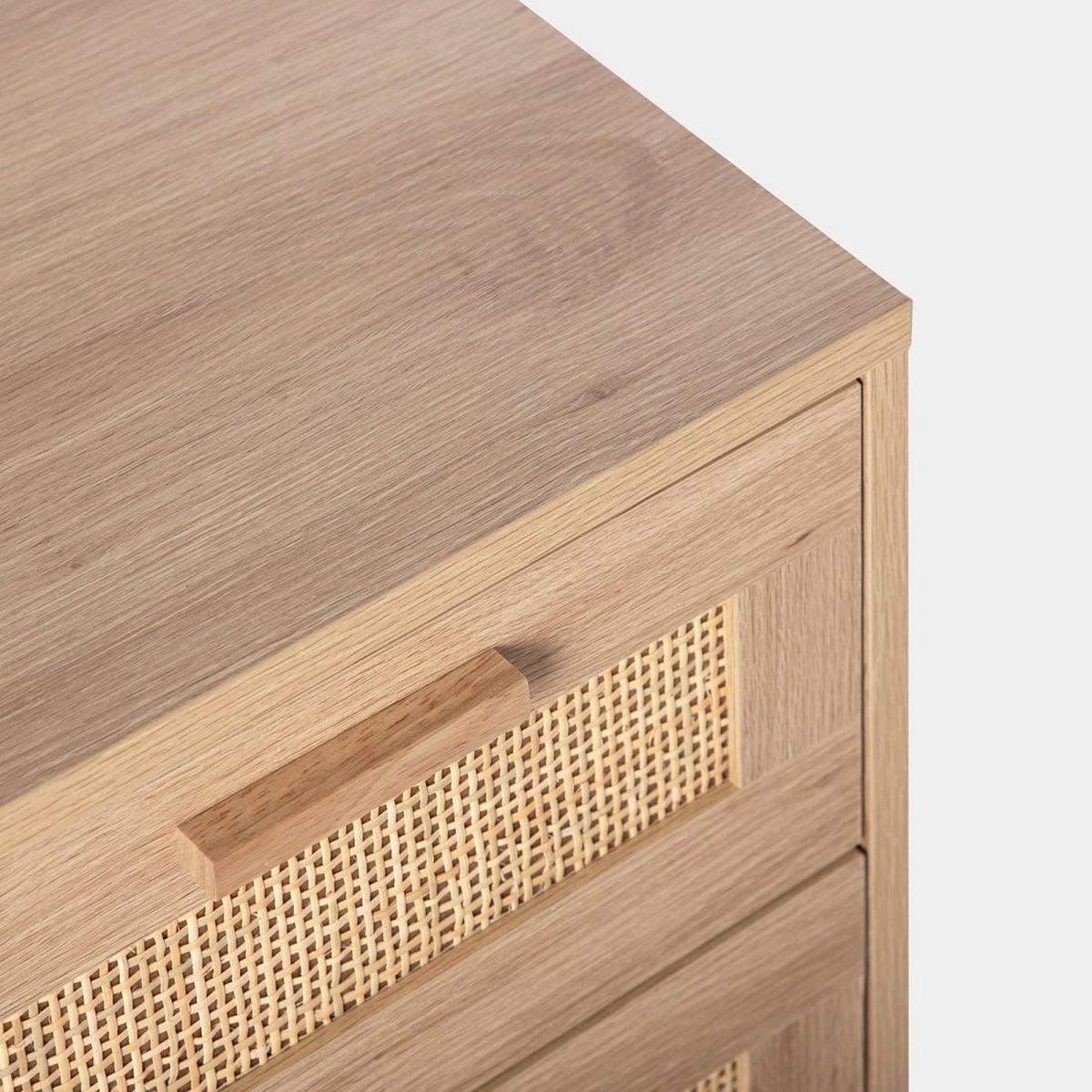 NACHTTISCH 2 SCHUBLADEN Tahiti Natürlich 40 cm x 56 cm 2er-Set - Naturfarben, Holzwerkstoff (40/56/40cm) - Klast Home