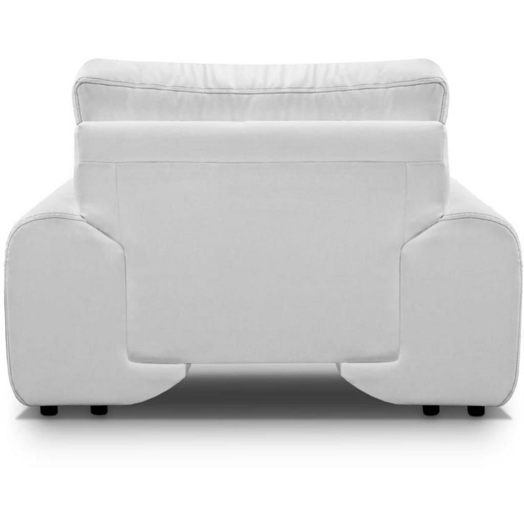 Thumbnail - Beautysofa Relaxsessel, Weiß, Leder, 128x88x98 cm, Wohnzimmer, Sessel, Polstersessel