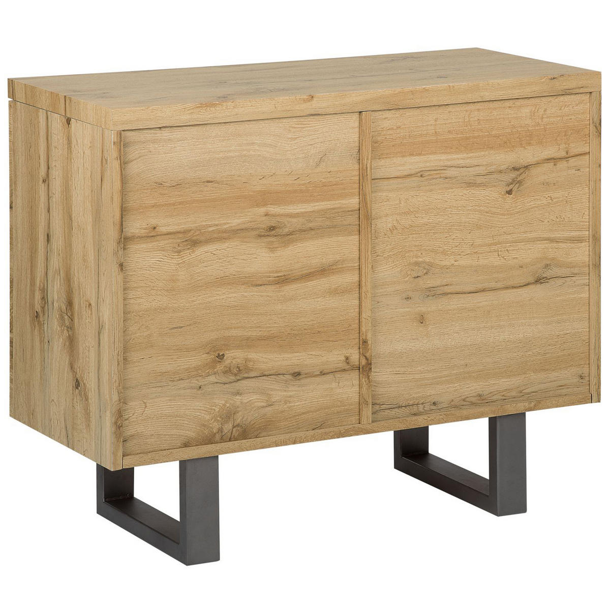 SKŘÍŇ Světle hnědá Timber - hnědá, kompozitní dřevo (94/79/42cm) - Beliani