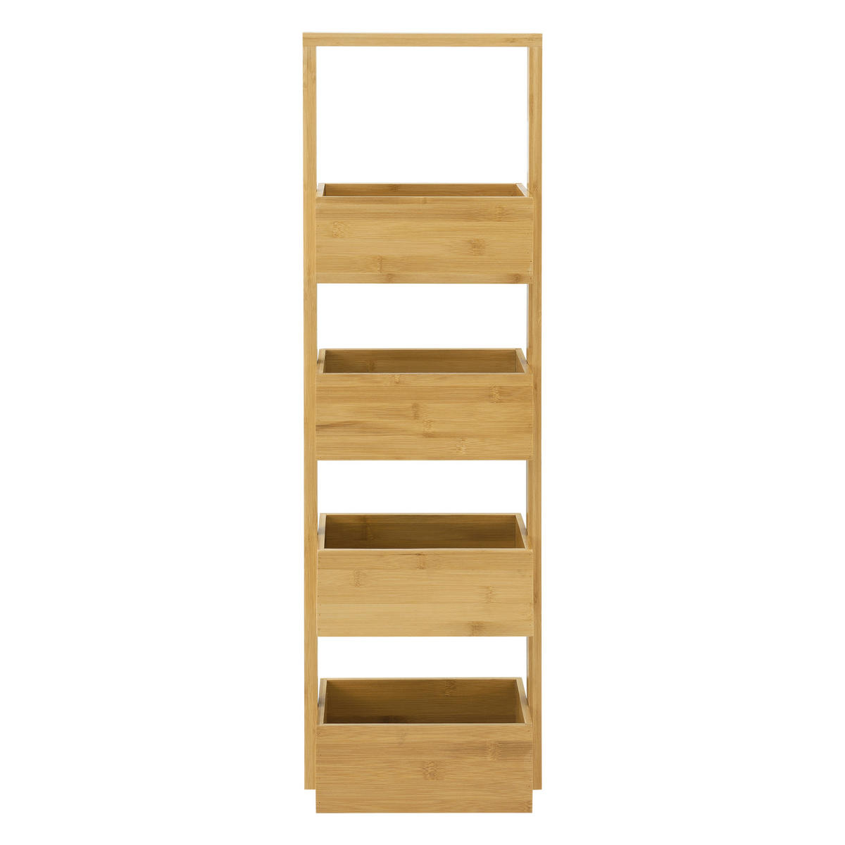 BADEZIMMERREGAL Bardu - Naturfarben, Holz (28/88/16cm) - [en.casa]