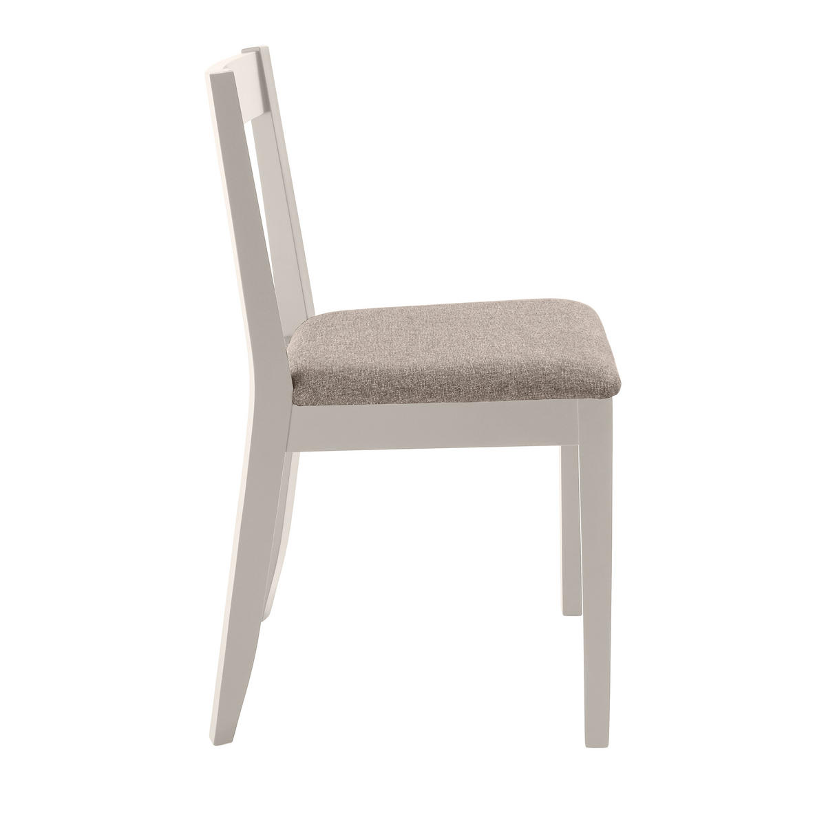 STUHL Moden mit kaschmirfarbenen Holzbeinen, Polsterstuhl, Beige - Kaschmir/Beige, Holz (45/84/45cm) - Beautysofa