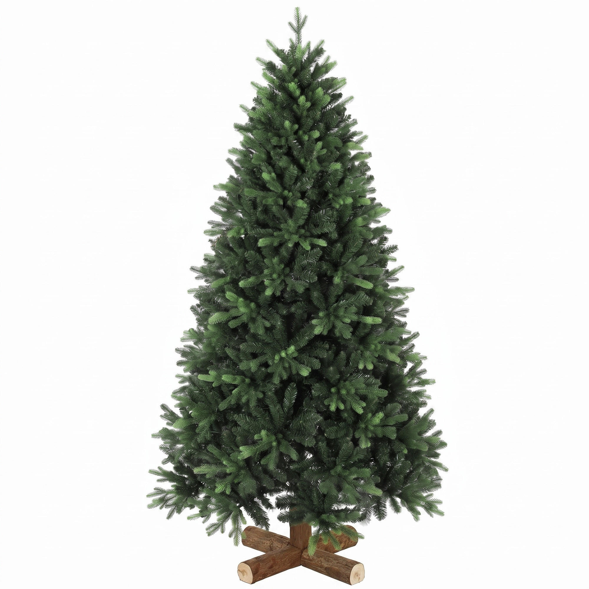 WEIHNACHTSBAUM PE PVC Grün - Grün, Kunststoff (180cm) - HOMCOM