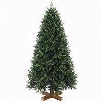 WEIHNACHTSBAUM PE PVC Grün - Grün, Kunststoff (180cm) - HOMCOM