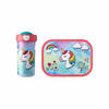 BROTDOSE + VERSCHLUSSBECHER Campus Unicorn 300 ml + 700 ml 2er Set - Pink/Multicolor, Kunststoff (7.5/18.8/20.5cm) - Mepal