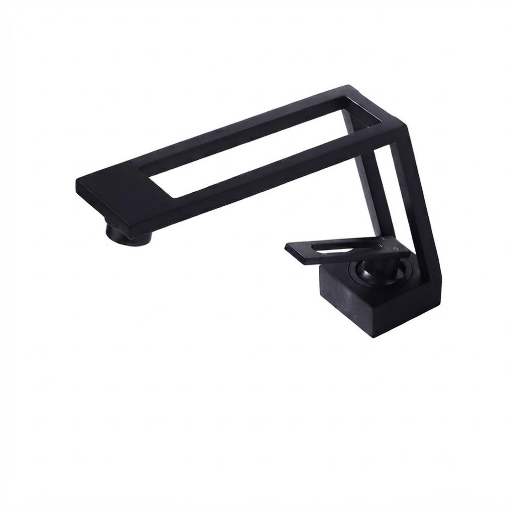 BADEZIMMERARMATUR, 18,5 x 15,5 cm, schwarz - Schwarz, Metall (38/7.5/21cm) - Vallsero