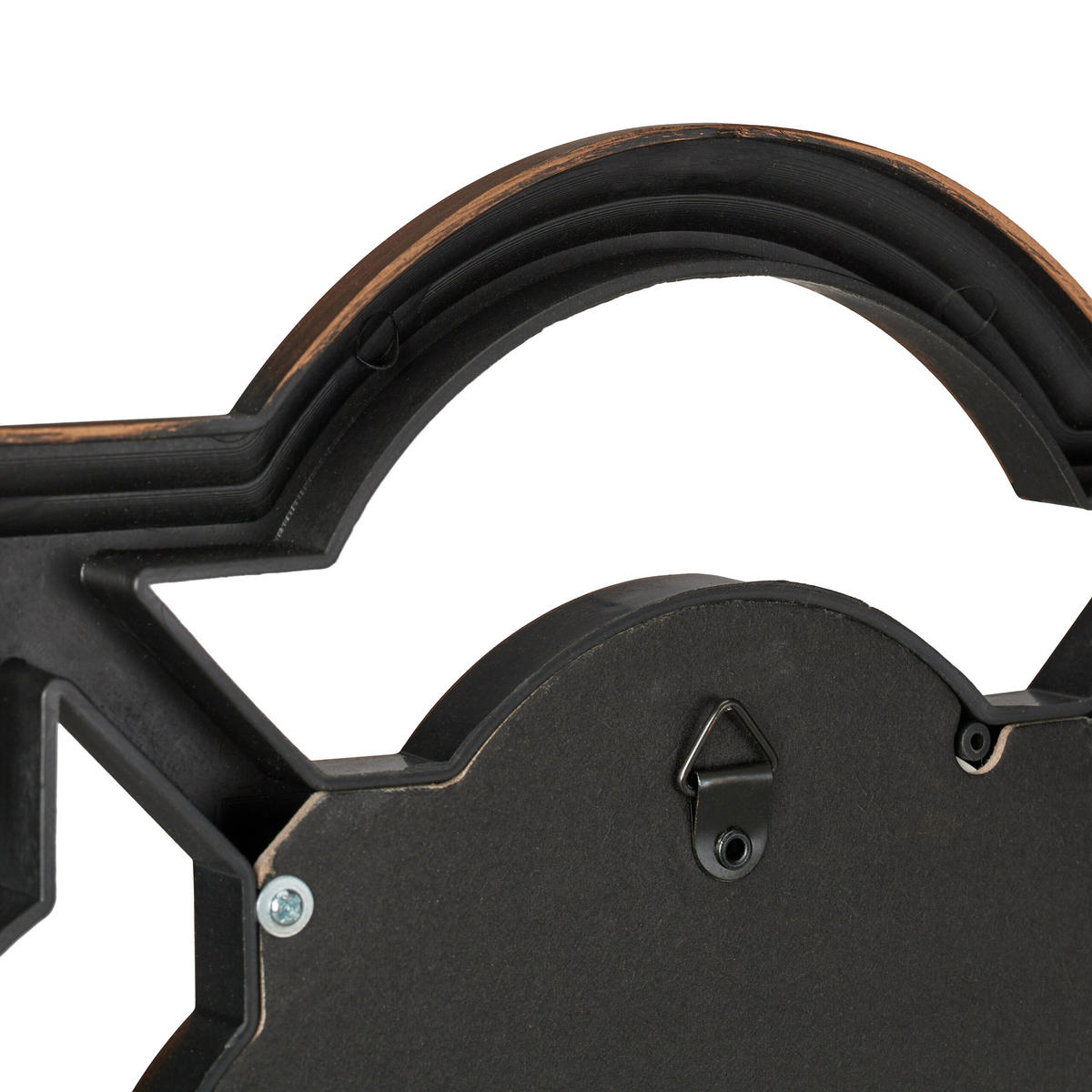 3XZRKADLÁ - zlatá, plast/sklo (25.5/25.5/2.5cm) - Relaxdays