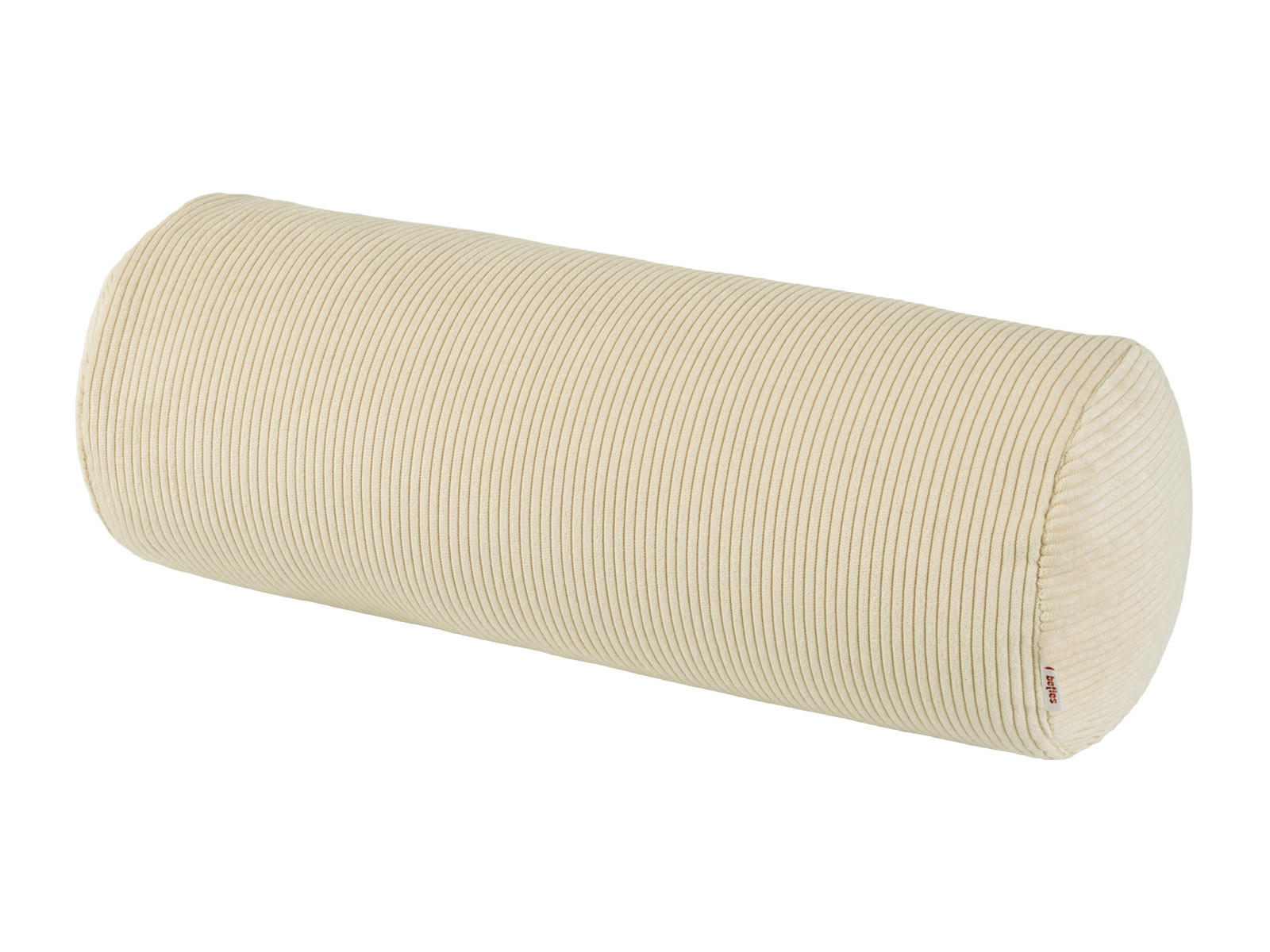 XL-NACKENROLLENHÜLLE HYggelig No.1 kreide-beige Cord-Samt 70/25 cm - Beige, Textil (25/70cm) - beties Heimtextil