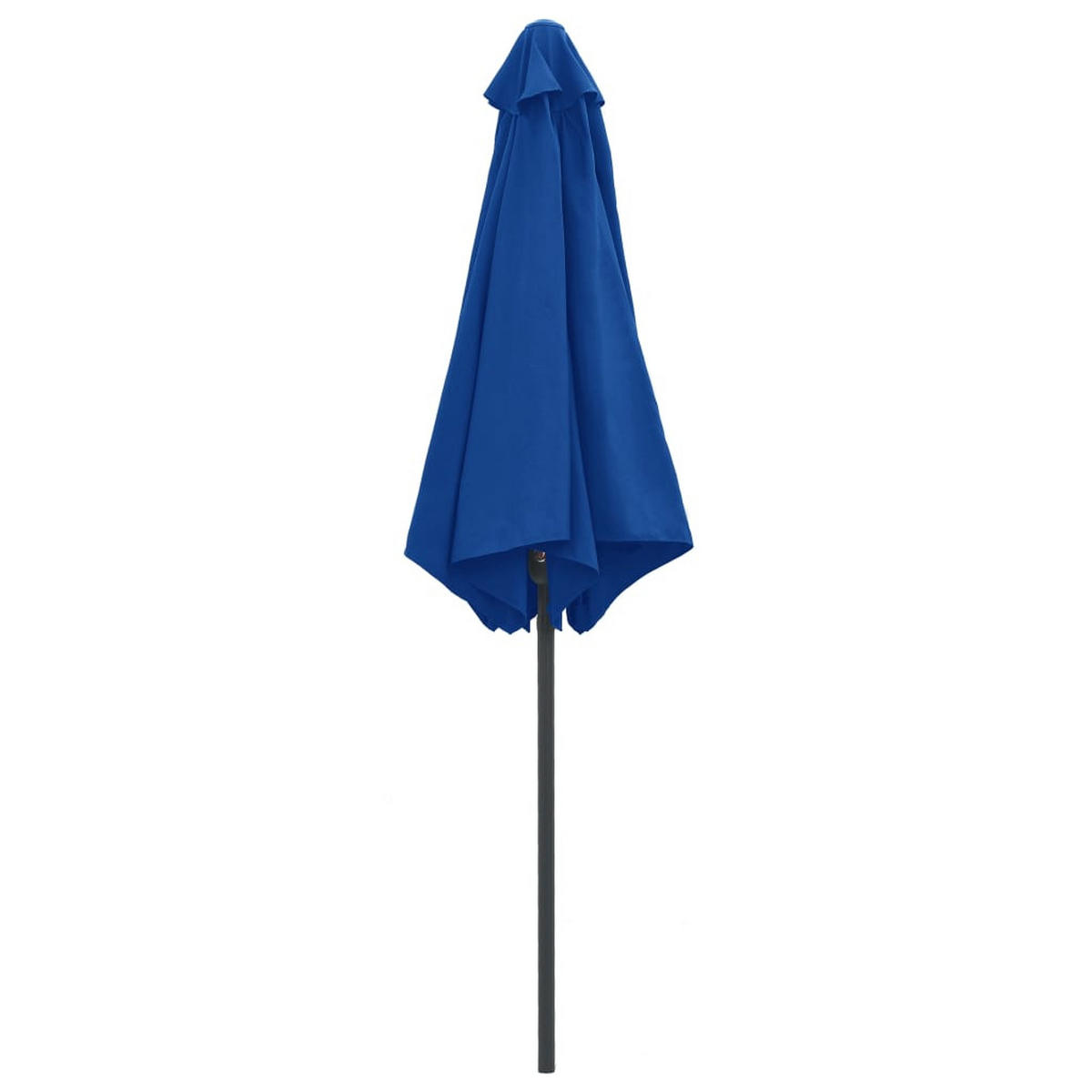 SONNENSCHIRM mit Aluminium-Mast 270x246 cm Azurblau - Blau, Textil (270/270cm) - furnicato