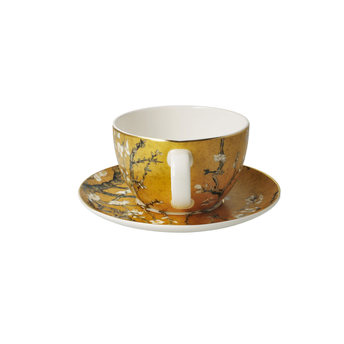TEETASSE Van Gogh- Mandelbaum, Fine Bone China, 250 ml - Multicolor, Keramik (0.25L) - Goebel
