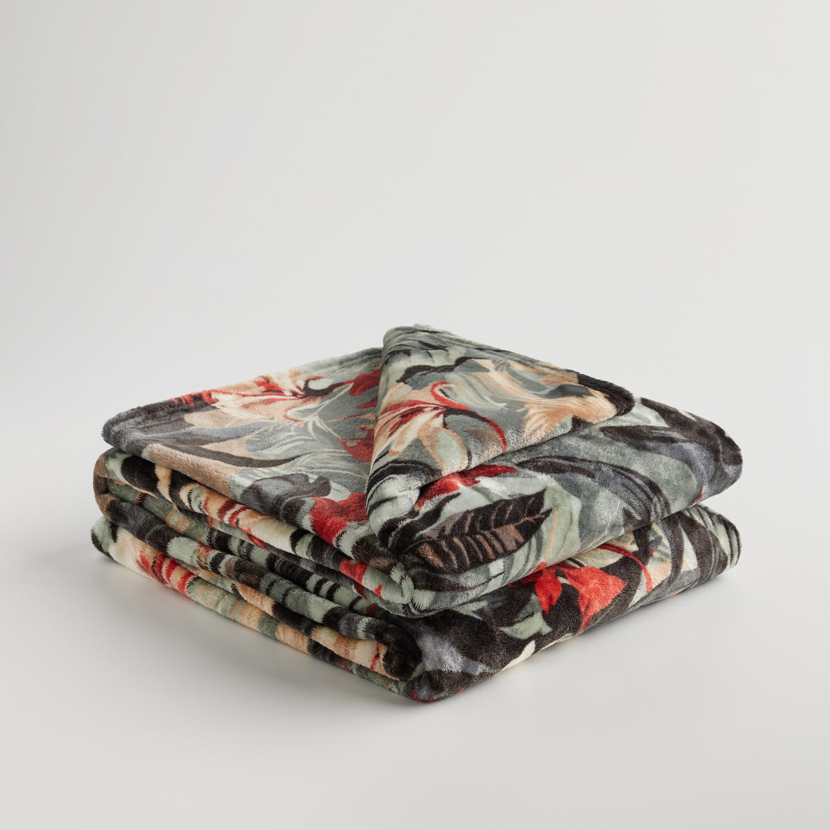 DECKE Manuca - Dunkelgrün, Textil (150/200cm) - home&you