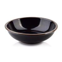 SCHALE Cal Schwarz 18/18/5 cm Keramik - Schwarz, Keramik (18cm) - Mondex