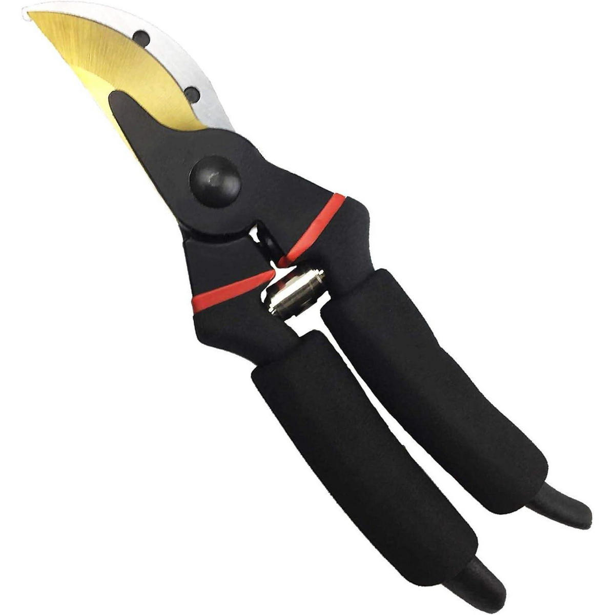 GARTENSCHERE Bypass SK5 Stahl Titanbeschichtet - Multicolor, Metall (9.7/0.1/28cm)