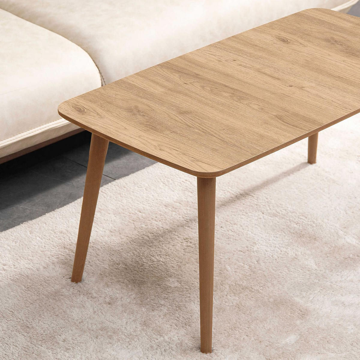 COUCHTISCH luci Braun - Braun, Holz (100/53/45cm) - Habitat Garten