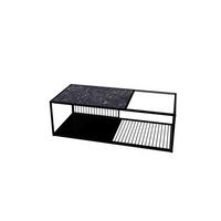 COUCHTISCH Black 110/48/35 cm - Schwarz, Glas (110/48/35cm) - Urban Meuble