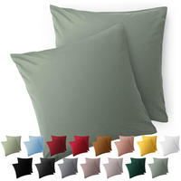 KISSENBEZUG Ellen 80/80 cm, 2er-Set, Grün - Grün, Textil (80/80cm) - Blumtal