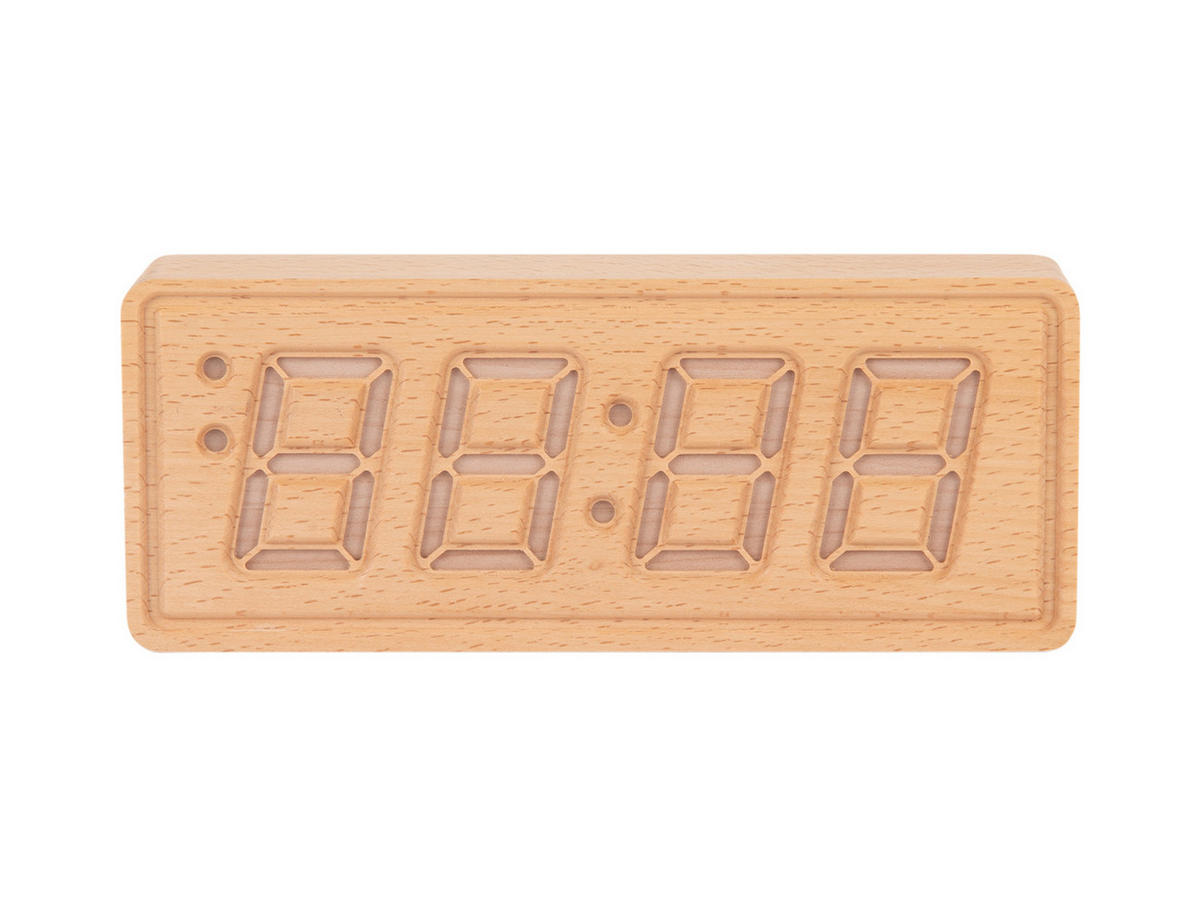 WECKER Solid 20/4/8 cm - Hellbraun, Holz (4/8/20cm) - Karlsson