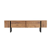 TV-MÖBEL mit 2 klapptüren - serenity 180/29,5/50 cm - Beige, Holzwerkstoff (29.5/50/180cm) - Calicosy