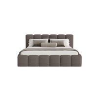 POLSTERBETT Lukhi 140x200 cm, Braun - Braun, Textil (140/200cm) - Fedve
