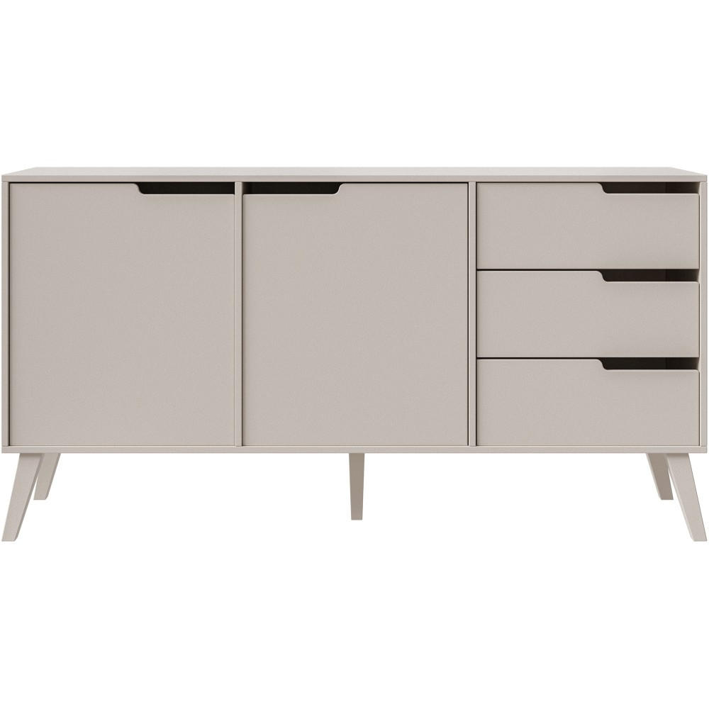 KOMMODE Norel mit 3 Schubalden und 2 Türen, Kaschmir - Kaschmir, Holz/Holzwerkstoff (160/80/40cm) - Beautysofa