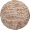 HOCHFLORTEPPICH 120/120 cm Silky 591 - Beige, Textil (120/120cm) - Paco Home