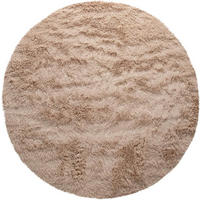HOCHFLORTEPPICH 120/120 cm Silky 591 - Beige, Textil (120/120cm) - Paco Home