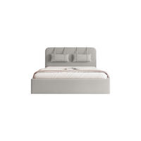 POLSTERBETT Lexal 200x200 cm, Grau - Grau, Textil (200/200cm) - Fedve