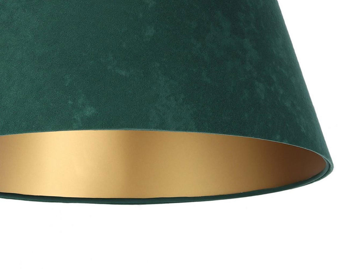 HÄNGELEUCHTE Grün 50/27 cm - Goldfarben/Grün, Kunststoff (50/1.3/27cm) - ONZENO