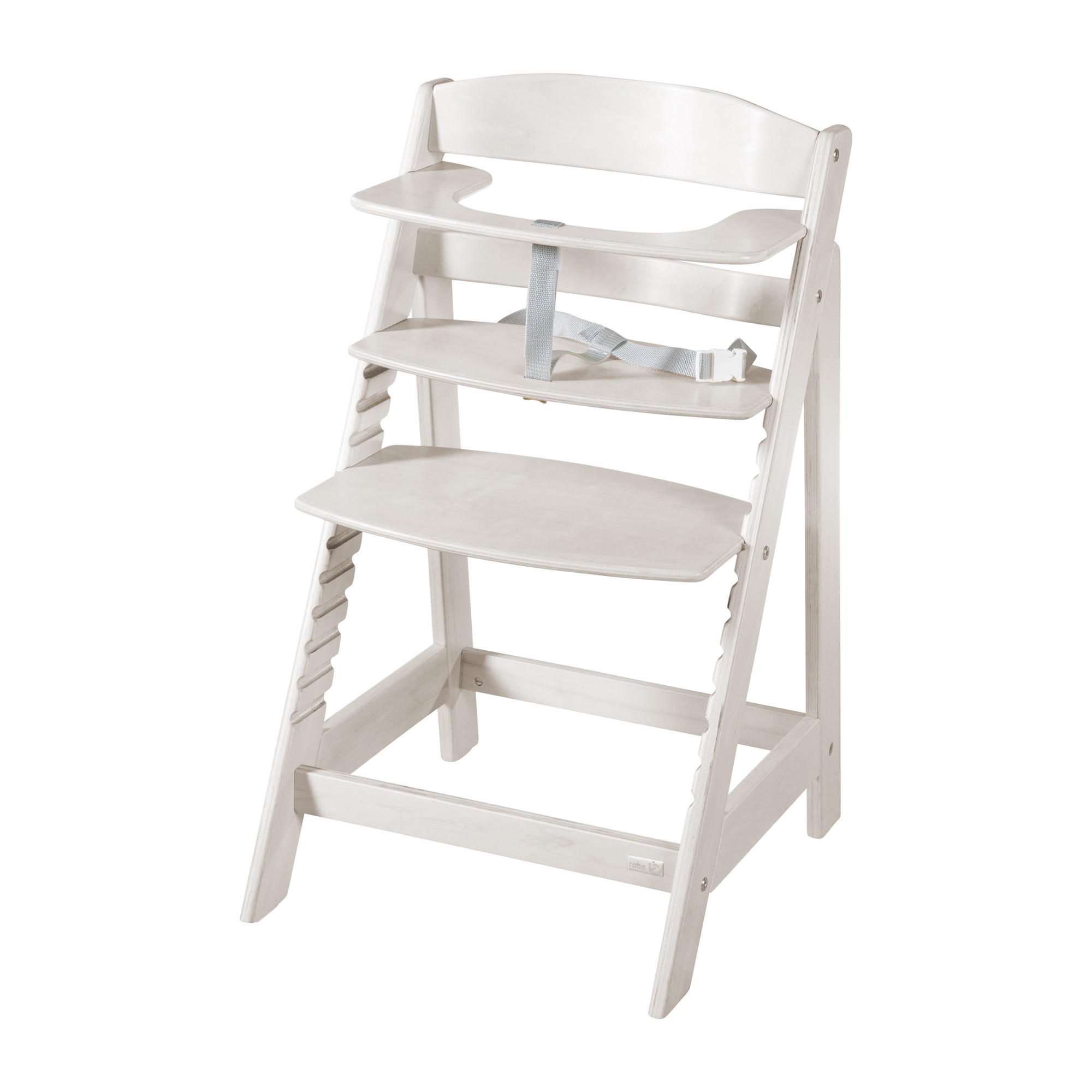 KINDERHOCHSTUHL Sit Up Flex Natur-Grau - Hellgrau, Holzwerkstoff (44.5/80/54cm) - Roba