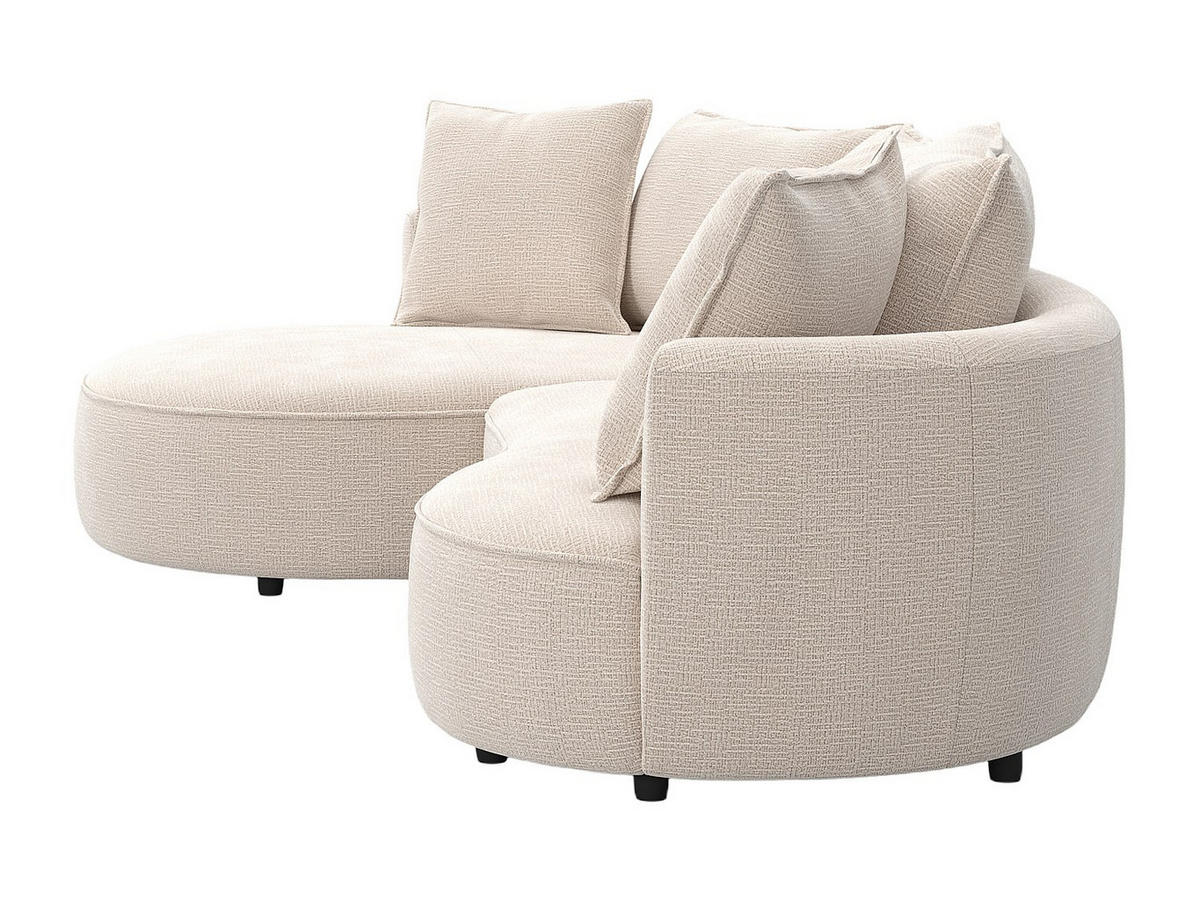 SOFA ohne Schlafmöglichkeit - 5 Personen - Stoff - Beige - - Beige, Textil (260/63/160cm) - Vente-Unique