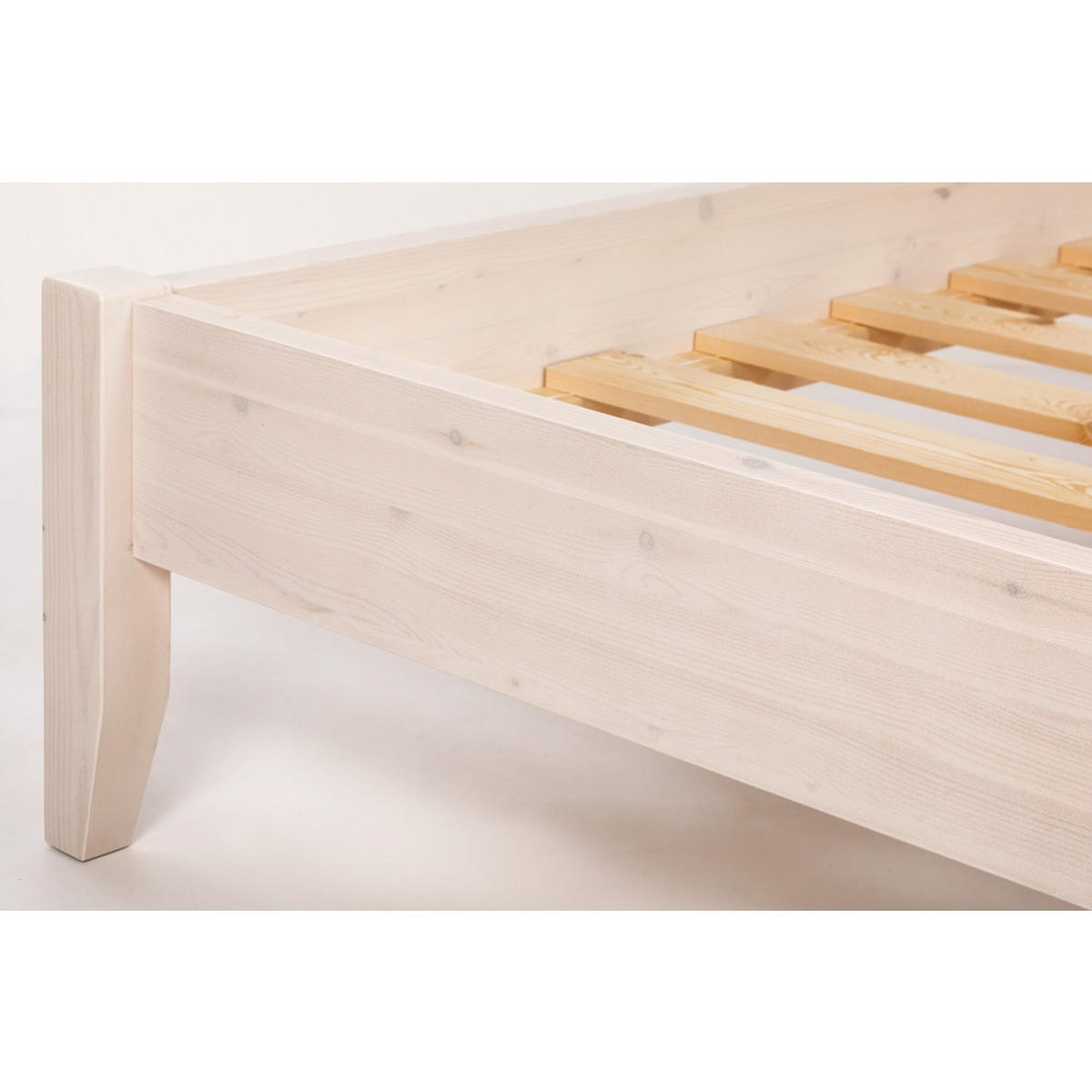 BETT 140x200 cm - Dunkelbraun/Weiß, Holz (140/200cm) - MSL wooden furniture