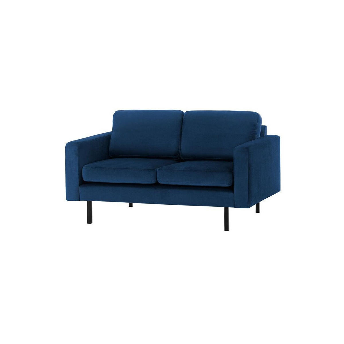 ZWEISITZER-SOFA Lioni-Kronos 9 - Dunkelblau, Holz/Textil (143/84/94cm)