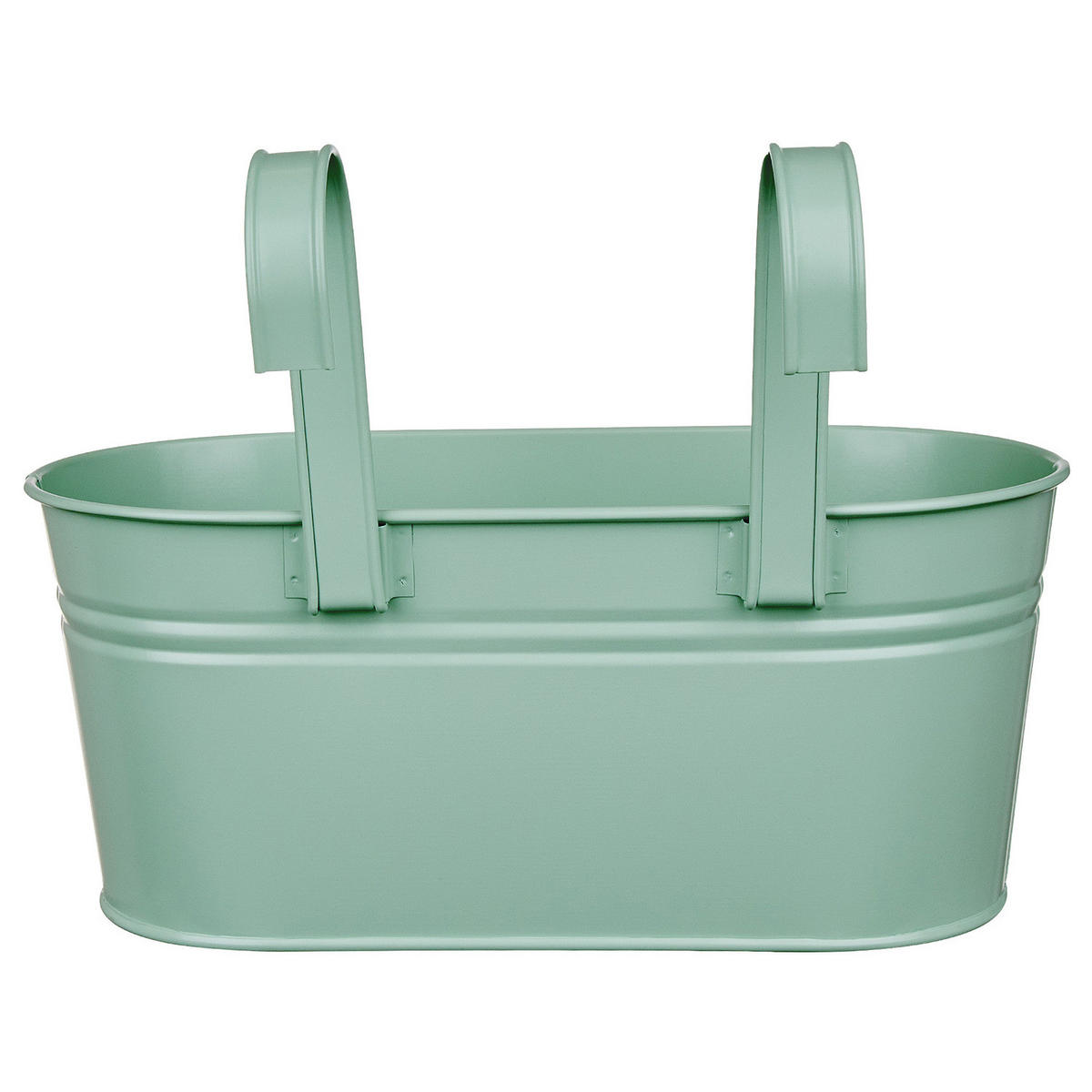 HÄNGETOPF Zinc - Pastellgrün, Metall (14cm) - Butlers