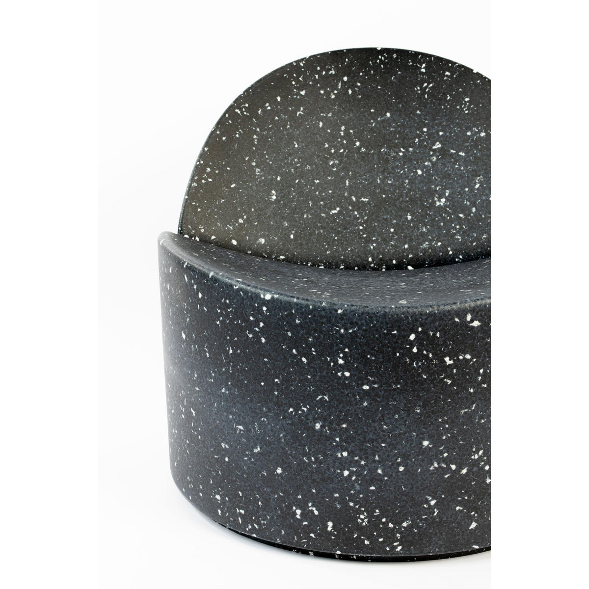 SESSEL Bloom Schwarz - Schieferfarben, Kunststoff (69/70/72cm) - Zuiver