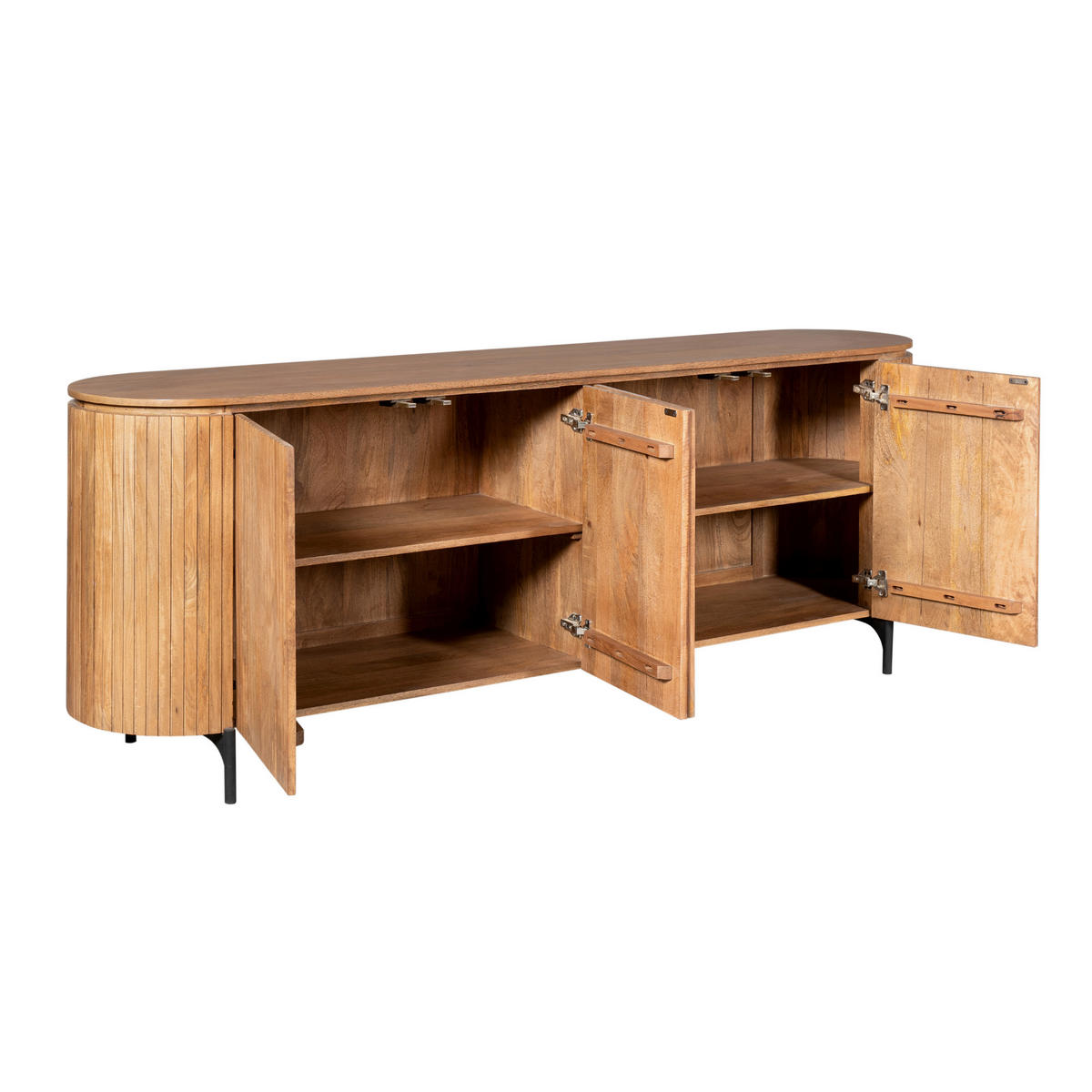 SIDEBOARD Lana Braun 45/210/90 cm - Braun, Holz (210/90/45cm) - Starfurn