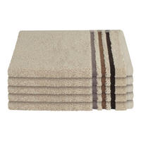 GÄSTETUCHSET Skyline Color - 5-teilig - 30 x 50 cm - Sand - Sandfarben, Textil (30/50cm) - SCHIESSER