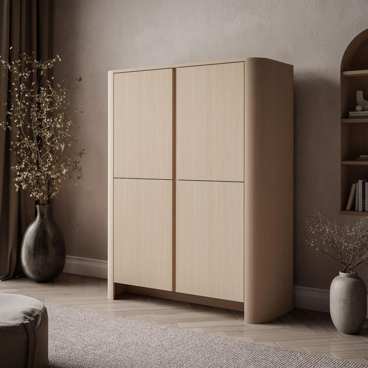 KOMMODE DESTINY II K-103 - Eichefarben, Holzwerkstoff (103/132/39cm) - Lookway