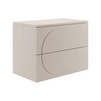 WASCHBECKENUNTERSCHRANK - 80cm x 46cm - MDF - beige - VUTOMA - Beige, Holz (80/60/46cm) - Vente-Unique