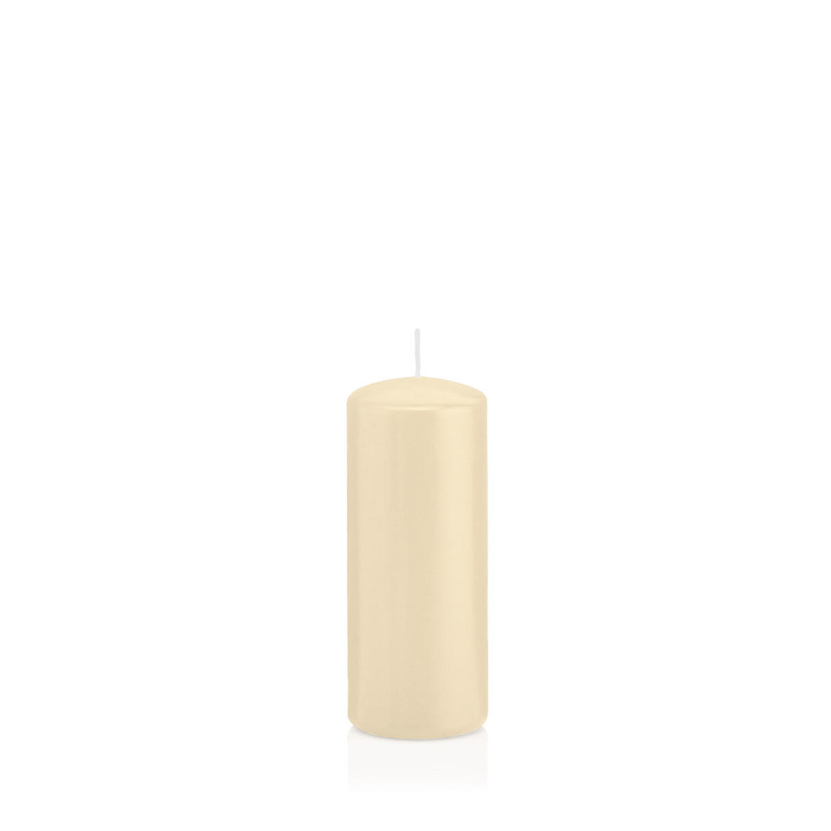 STUMPENKERZEN Bisquit Ø 48 x 120 mm, 24 Stück - Beige, Paraffin (5/12cm) - Wiedemann Kerzen