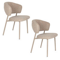 ESSZIMMERSTUHL Jasmine Beige - 2 er Set - Beige, Kunststoff (60/85/63cm) - Housecraft Living