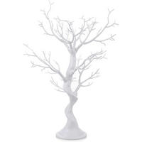 DEKOBAUM Weiß 58 cm - Weiß, Kunststoff (58cm)