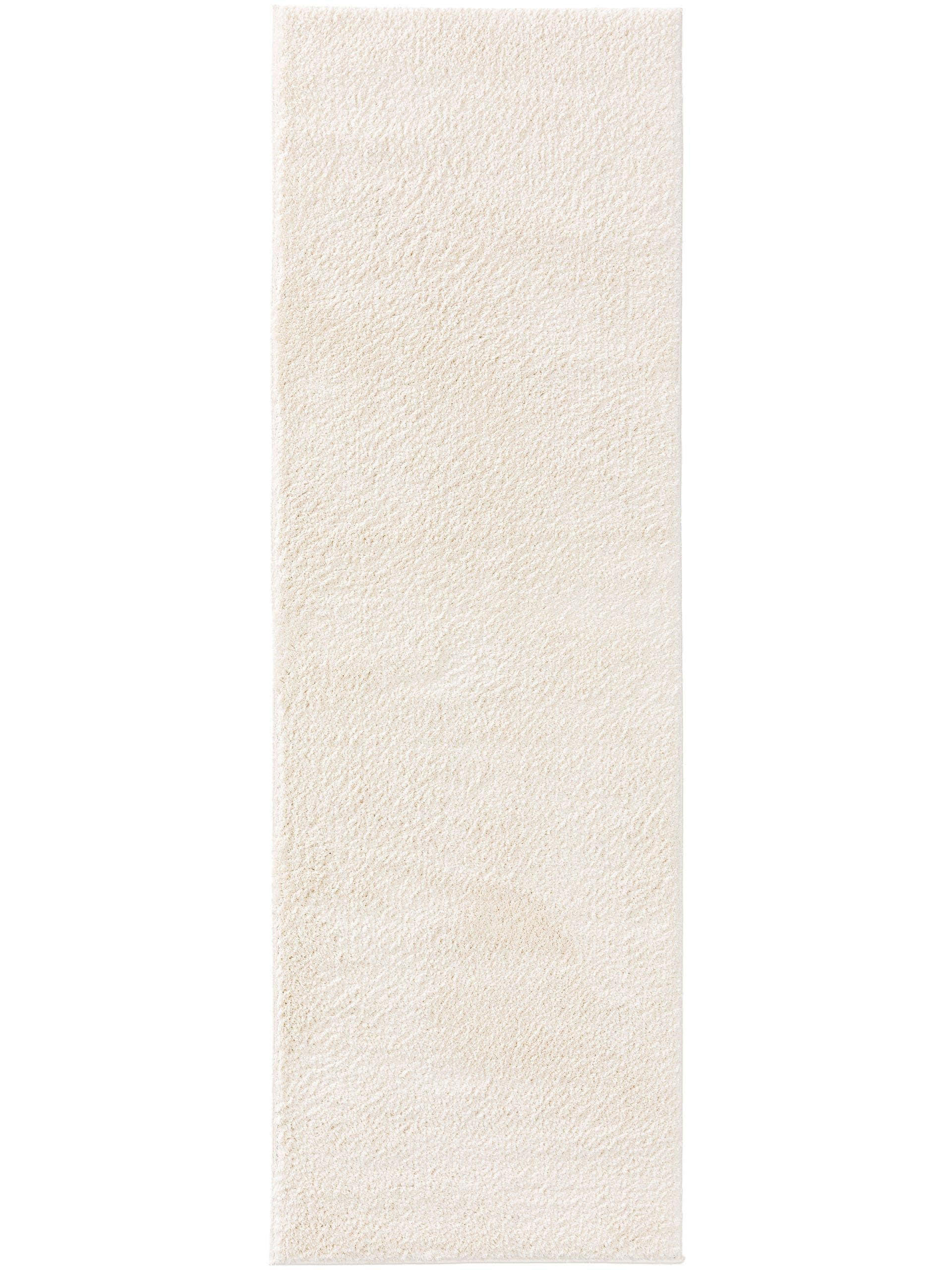 LÄUFER Soda Weiß 80x240 cm - Weiß, Textil (80/240cm) - benuta Nest