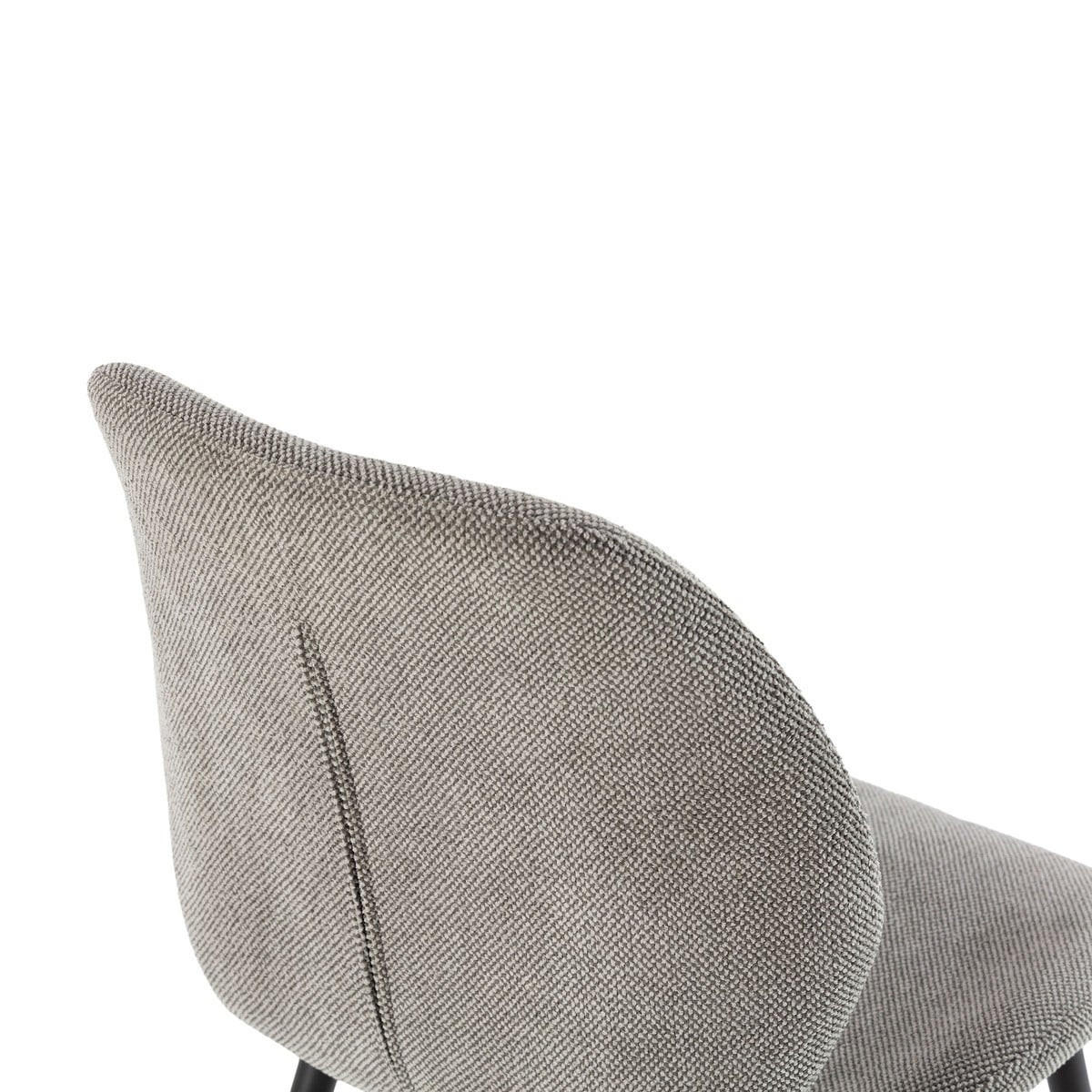 STOFFSTÜHLEN 4er-Set 58/49/47,5 cm - Grau, Textil (58/47.5/52cm) - Calicosy