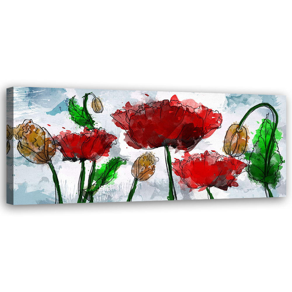 KUNSTDRUCK Bunt 150/50 cm - Multicolor, Textil (150/50cm) - KUNSTLOFT