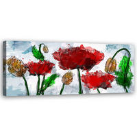 KUNSTDRUCK Bunt 150/50 cm - Multicolor, Textil (150/50cm) - KUNSTLOFT