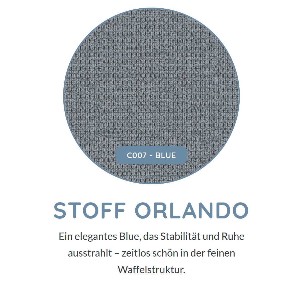 BIGSOFA Vannes Chenille Grau 272/134/68 cm - Blaugrau, Kunststoff/Textil (272/68/134cm) - foamnova